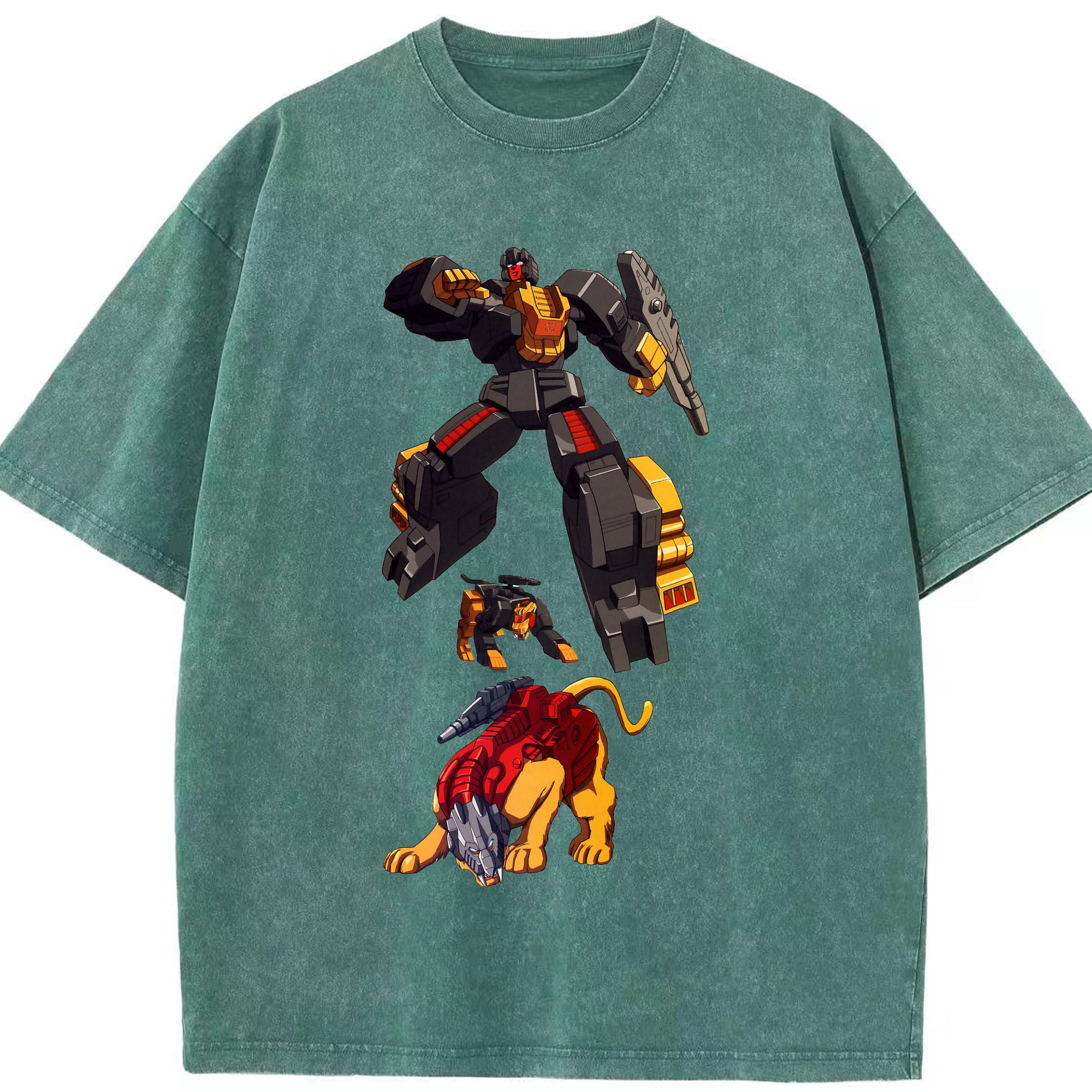 （画像用）  綿100% ヴィンテージ風 半袖Tシャツ（フロントプリント）
